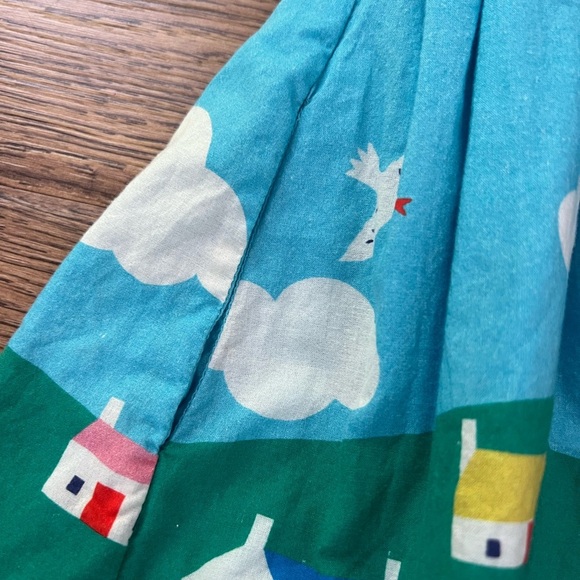 Mini Boden Print Smocked Sundress in Multi Coastal Size 2-3Y EUC - Picture 2 of 5